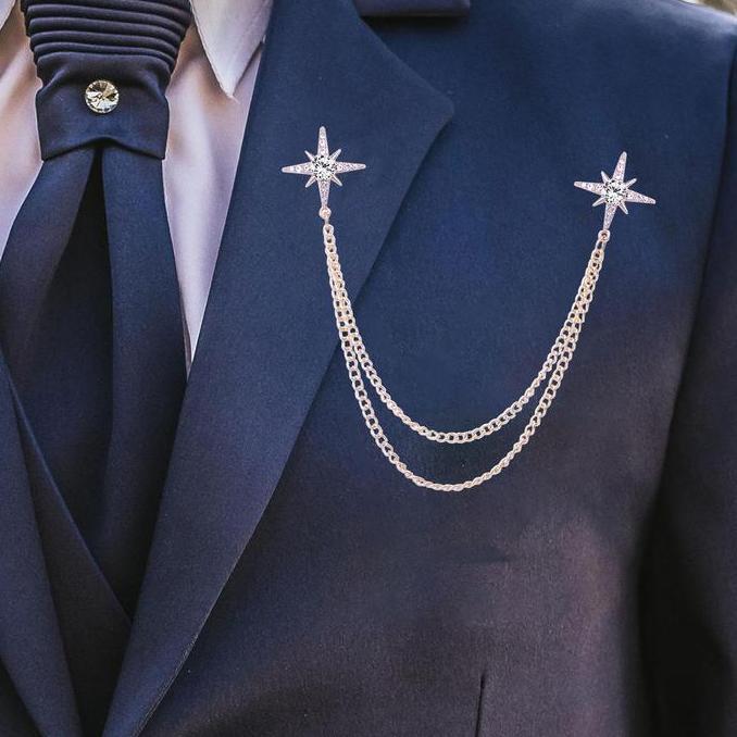 Lapel Pin Bros Pin Bros Jas Pria Bros Jas Pria Keren Bross Kerah Kristal Bros Untuk Jas Pria Pin Vin