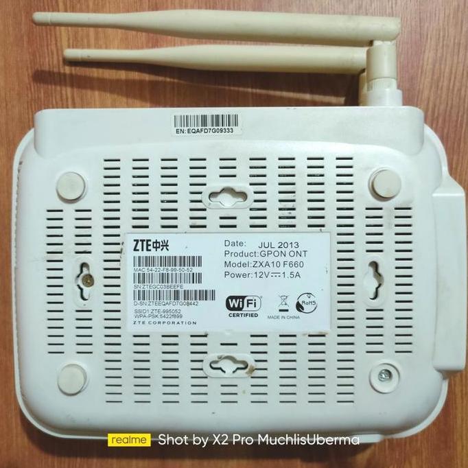 New router ZTE Gpon ONT ZXA10 F660 wireless modem Aksess Point RT RW net