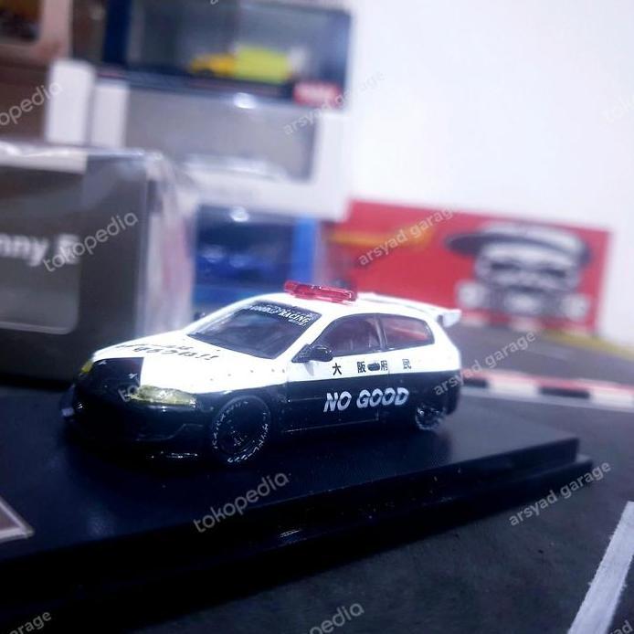 New  Diecast HKM Rocket Bunny Honda Civic EG6 No Good Racing Police