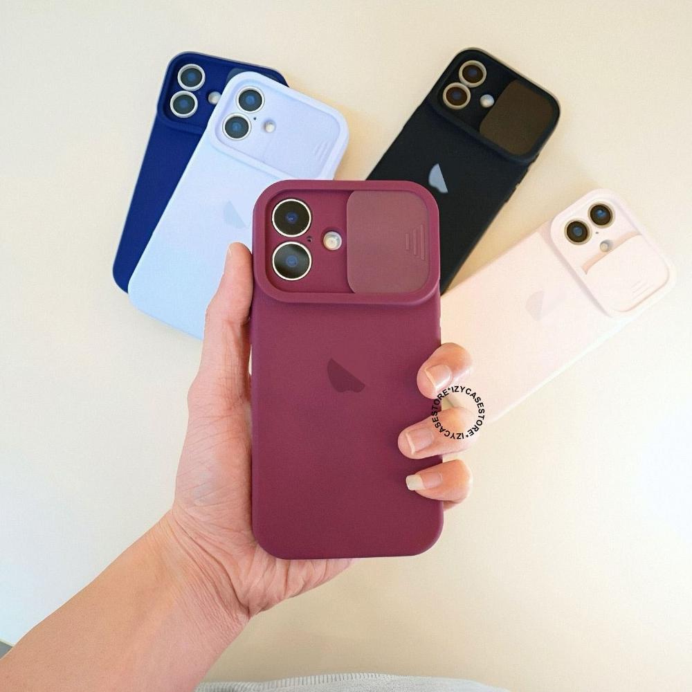 BIG PROMO (+Packing Box) Bludru Premium Window Slide Camera Case - Softcase/ Casing Hp Compatible Fo