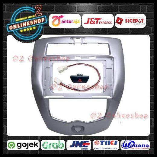 TERBARU FRAME AUDIO NISSAN LIVINA 2013 10 INCH FRAME LIVINA OLD 10INCH SILVER 