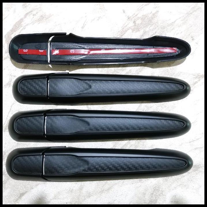 TERBARU COVER HANDLE PINTU MOBIL DAIHATSU SIGRA HITAM LIS CARBON