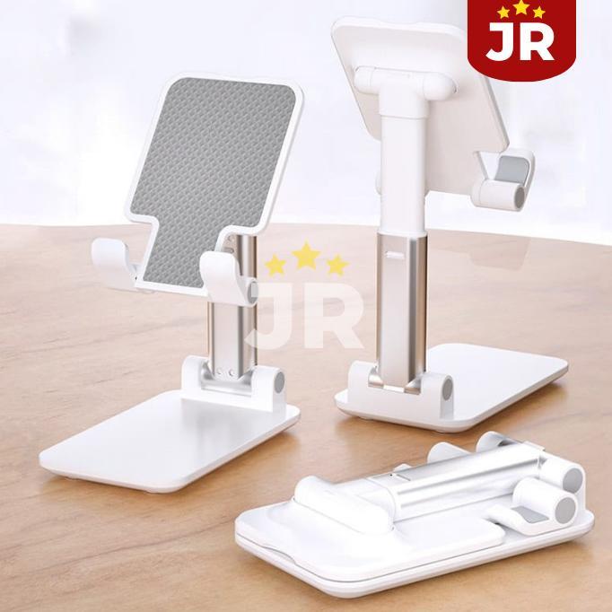 NEW Phone Holder Meja | Stand Holder HP Tablet Meja Lipat Bahan Full Besi | Dudukan Tatakan Penyangg