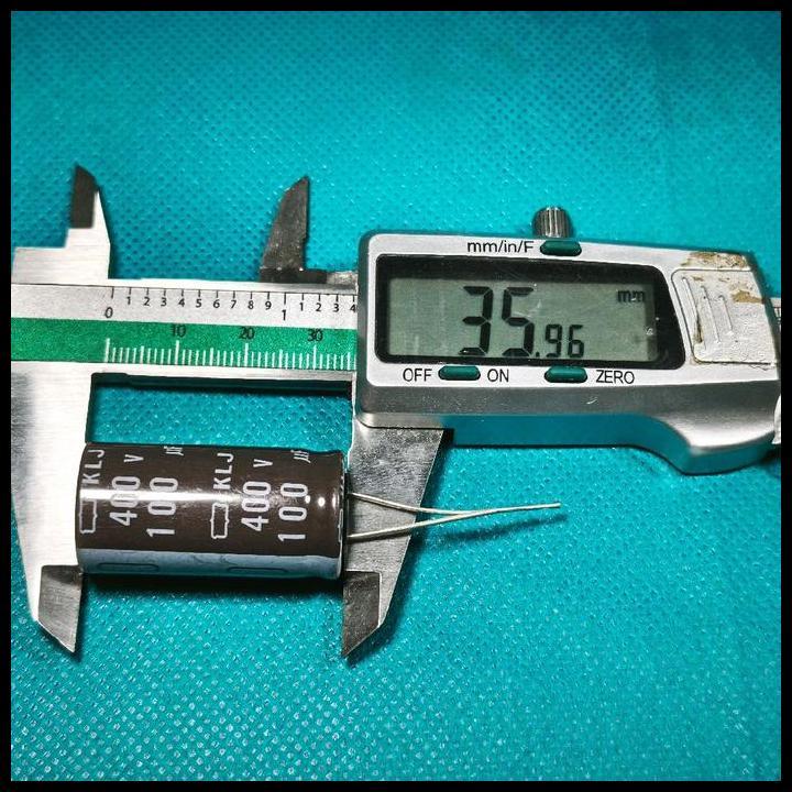 TERBARU KAPASITOR CAPASITOR ELKO ELCO 400V 100UF 400V 100 UF 400 V 400VOLT ORIGINAL 