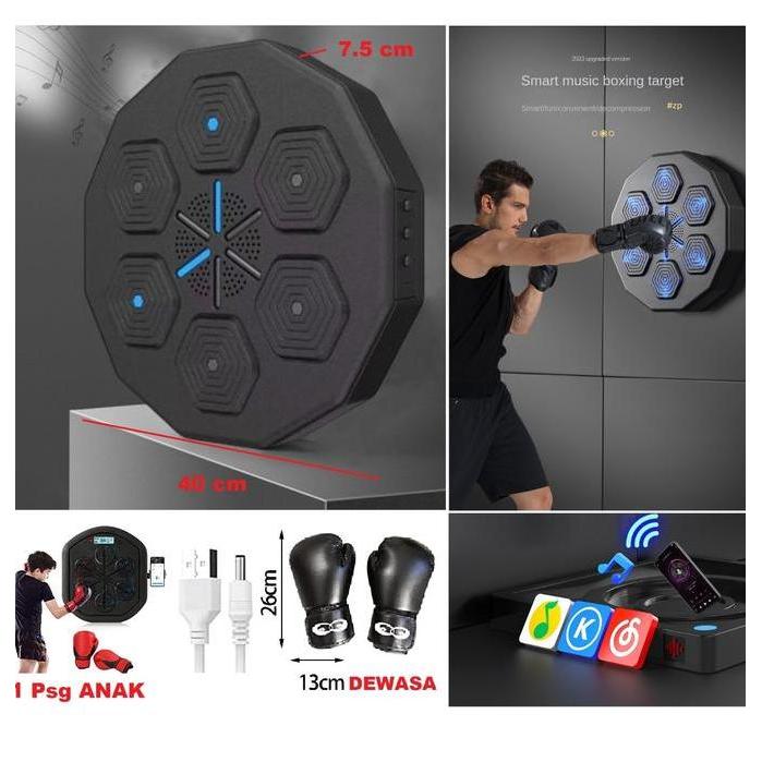 MUSIC BOXING MACHINE SAMSAK MUSIK SAMSAK DINDING KOTAK MUSIK TINJU