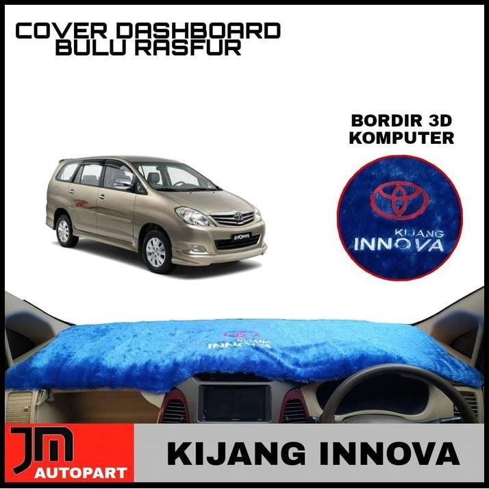 HOT DEAL COVER ALAS DASHBOARD KIJANG INNOVA BULU BORDIR BISA CUSTOM 