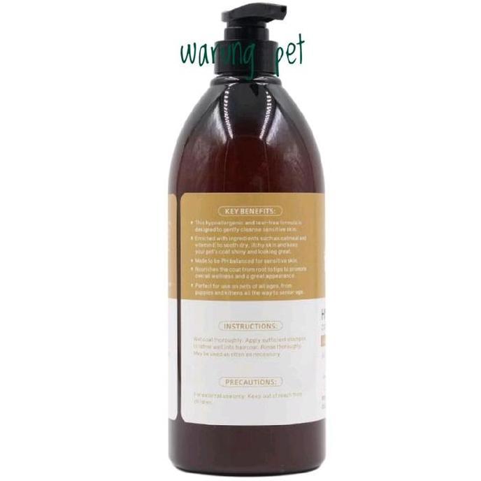 Dogdi- Orgo Hypoallergenic Oatmeal Dog Shampoo 1000Ml - Shampoo Anjing Ultima Hypoallergenic Dog Sha