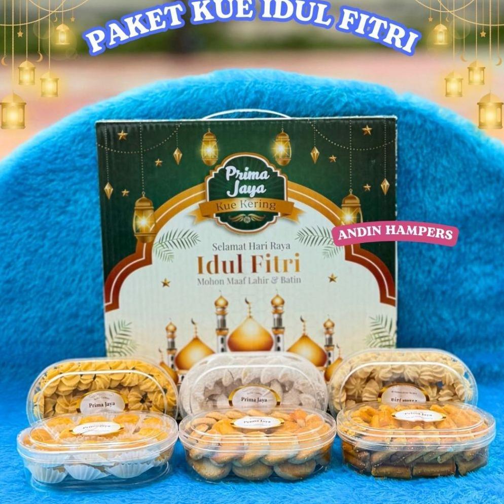PAKET KUE KERING LEBARAN IDUL FITRI ISI 6 TOPLES PREMIUM PARCEL LEBARAN IDUL FITRI HAMPERS LEBARAN I