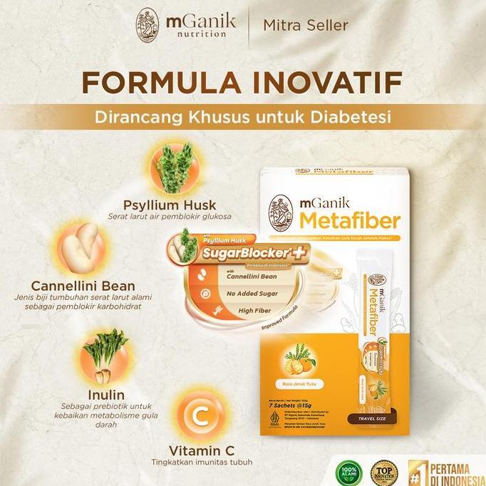 Xfood- Mganik Metafiber Yuzu 21 Sachet