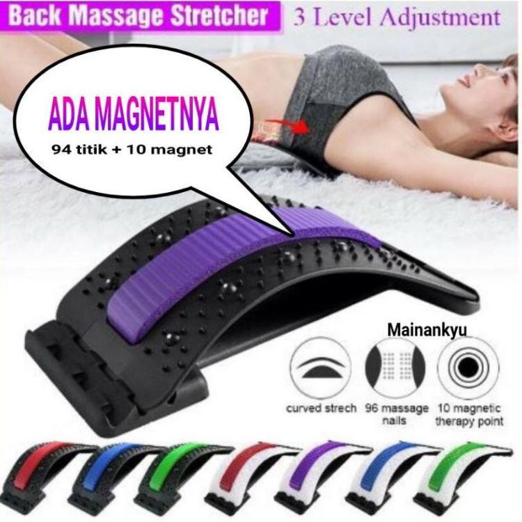 Orthopedi Akupuntur + Magnetic Sandaran Punggung Terapi Sakit Pinggang 10 Magnet Orthoplus Ortopedi