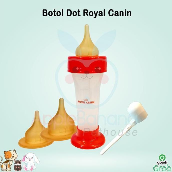 Botol Dot Susu Kucing Royal Canin / Dot Kucing RC 1 set murah