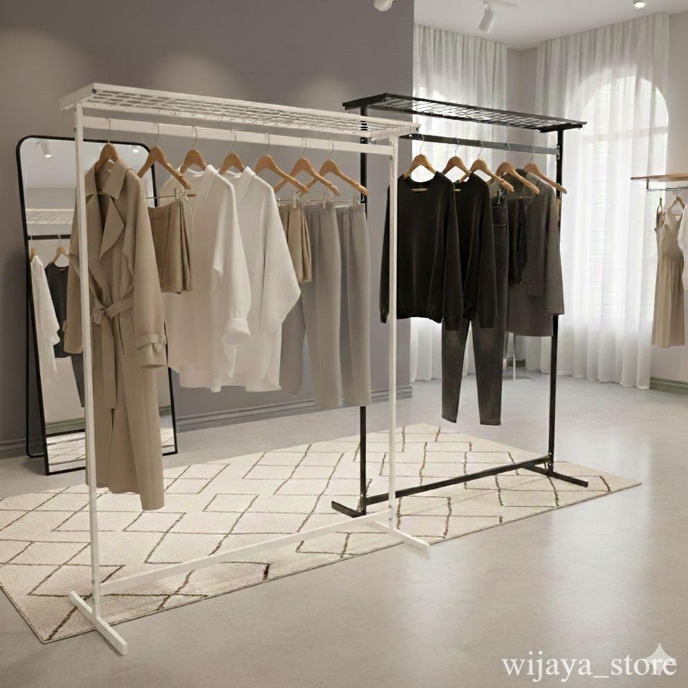 Saless Rak Gawang Baju Ram Full Besi - Rak Gawang Ram Berdiri