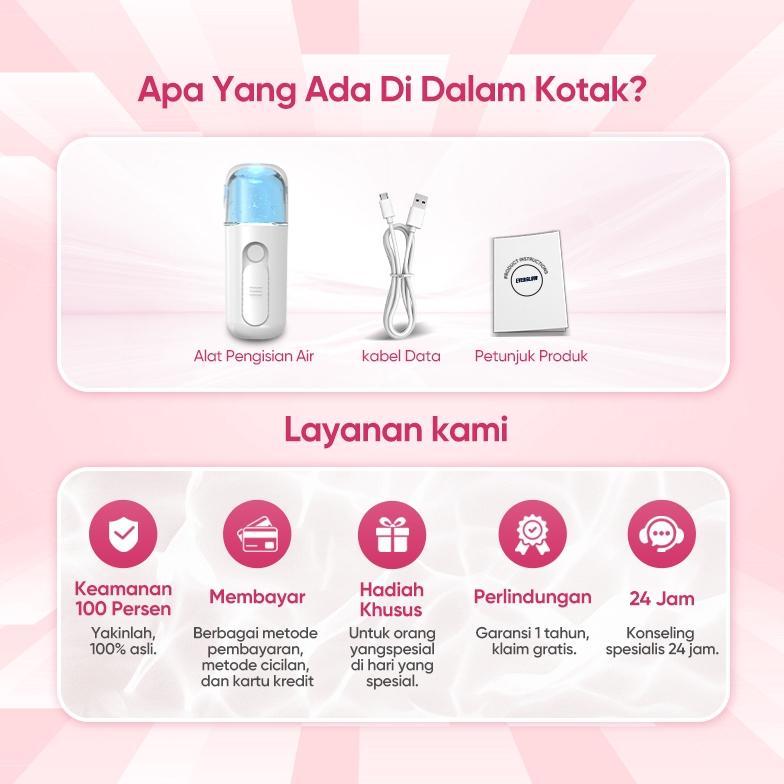 HOT SALE SALSNOW Nano Spray Hydration Device Perawatan Wajah yang Baru Ditingkatkan Melembabkan Peng