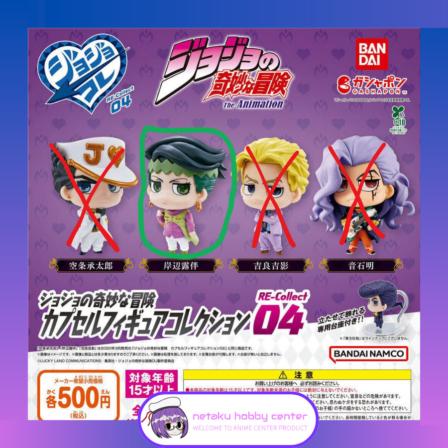 JOJO'S BIZARRE ADVENTURE CAPSULE FIGURE COLLECTION RE-Collect04 (Rohan Kishibe)