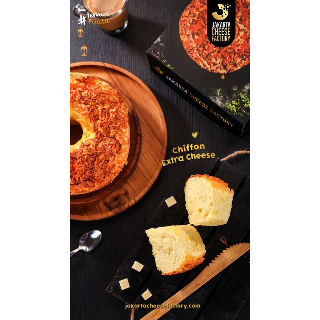 Hampers QAMARA Special Kolaborasi Jakarta Cheese Factory x Jakarta Cotton Cake