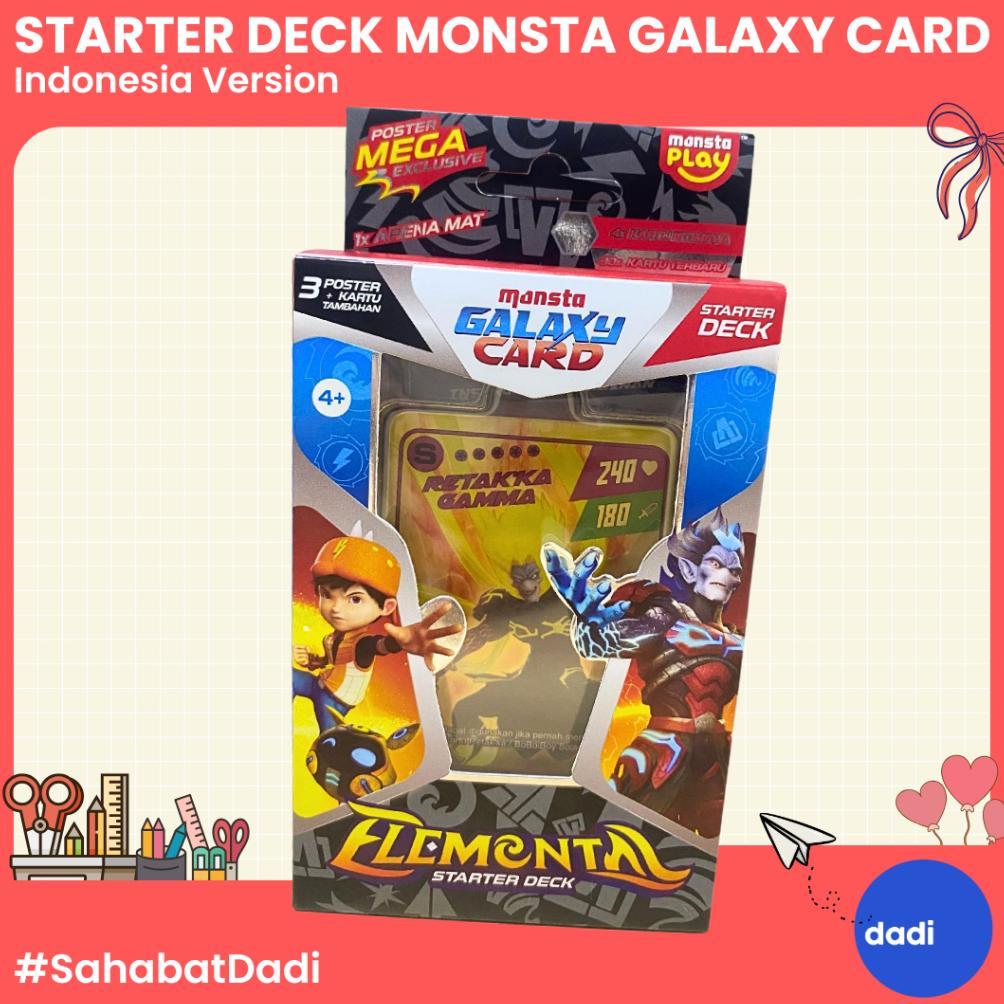 Dadi - BoBoiBoy Galaxy Card Starter Deck Elemental Indonesia Version - Mainan/Card Game