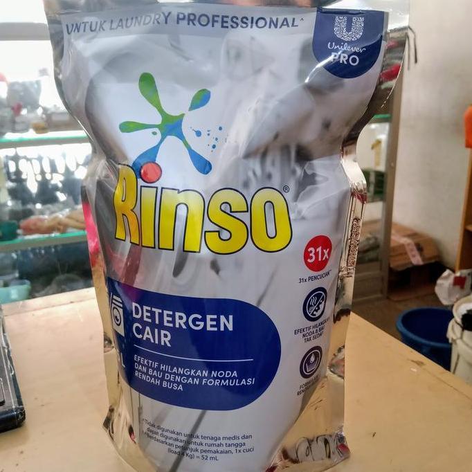 Rinso matic professional 1,8 1.8 liter cair 1 dus isi 6