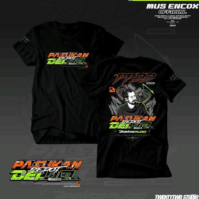 kaos sound ppdd brewog audio Baju Oblong Katun Combed Pria Distro