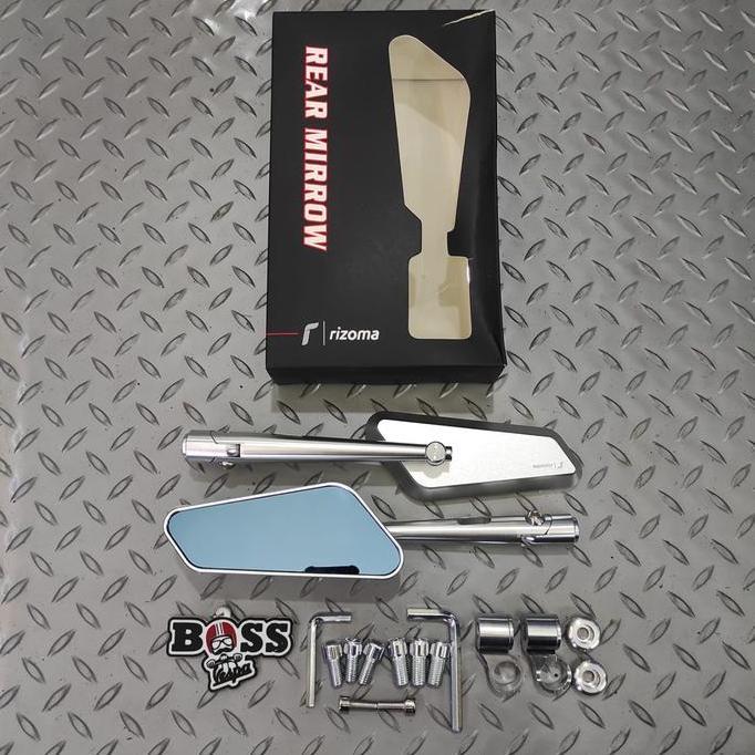 NEW SPION RIZOMA CIRCUIT CHROME UNIVERSAL VESPA SPRINT PRIMAVERA GTS S LX ORI