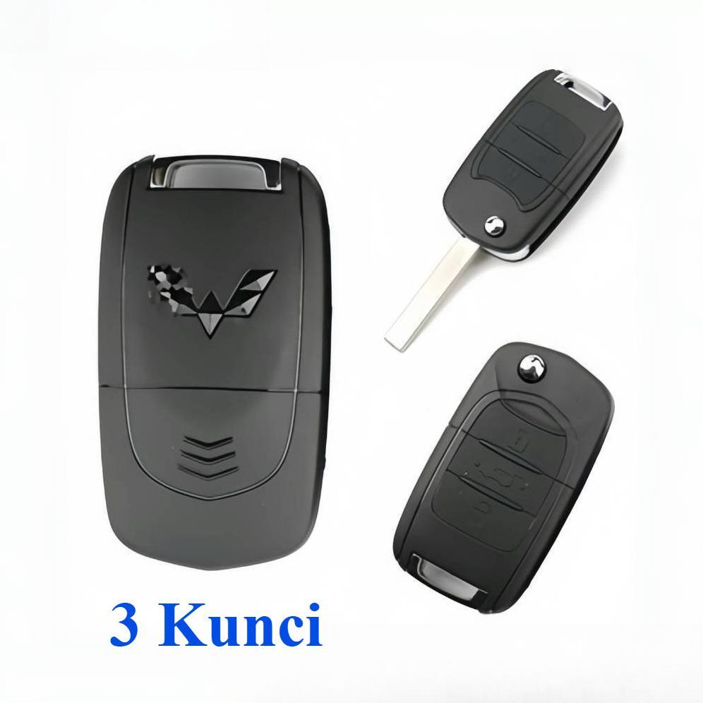 Casing Kunci Wuling S1/S2 Rumah Kunci Casing Wuling Confero Cortez Almaz Remote Kunci Key