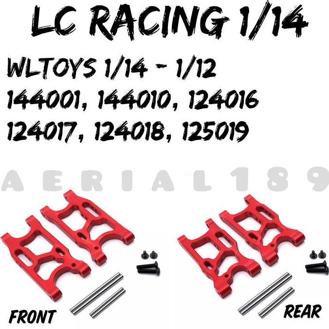 Upgrade arm knuckle front rear LC Racing 1/14 RC WLTOYS 1/14 1/12