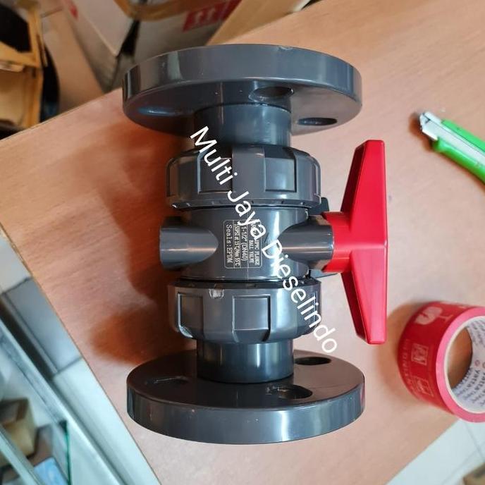 NEW Ball valve true union flange jis 10k 1" inch / Ball valve pvc flange