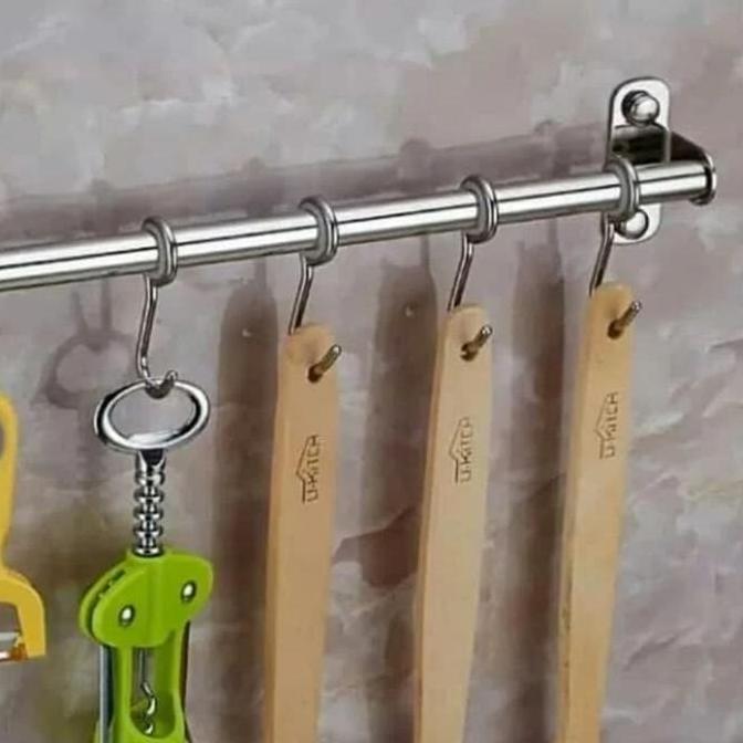 TERLARIS GANTUNGAN PANCI/GANTUNGAN DAPUR STAINLESS SUS 304 PANJANG 40CM