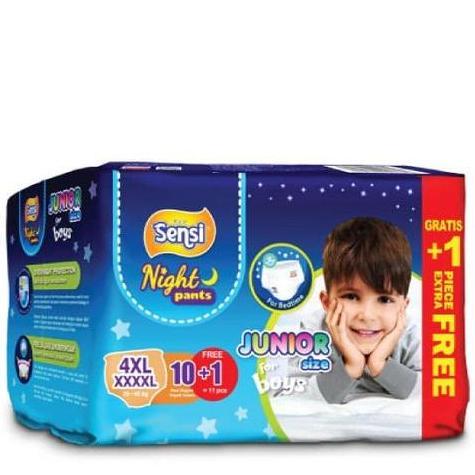 NEW SENSI JUNIOR NIGHT PANTS BOY 4XL 10 / SENSI NIGHT PANTS XXXXL10 - BOYS ORI
