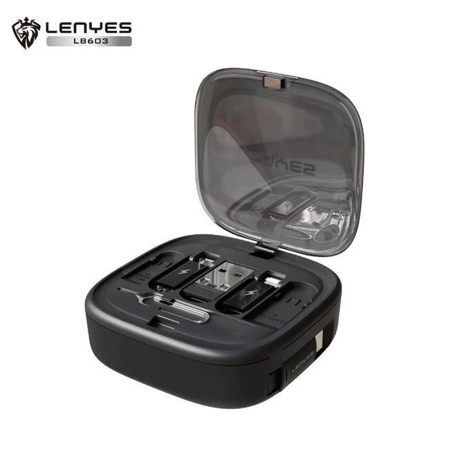 Lenyes Lb603 60W Storage Multifunction Box 6In1 Cable Type C Fast Charging With Converter Usb Lhtnin
