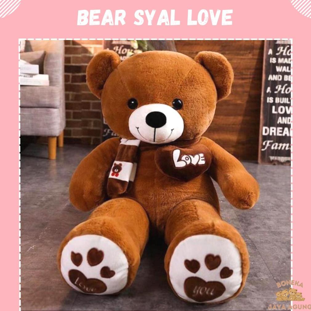 Premium Boneka Beruang Jumbo Boneka Teddy Bear Jumbo Boneka Bear Jumbo 1 Meter Boneka Beruang Besar 