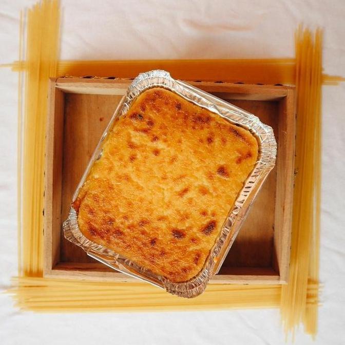 NEW SPAGHETTI BRULEE SPAGHETO SPAGETI CREAM CHEESE MOZARELLA ORI