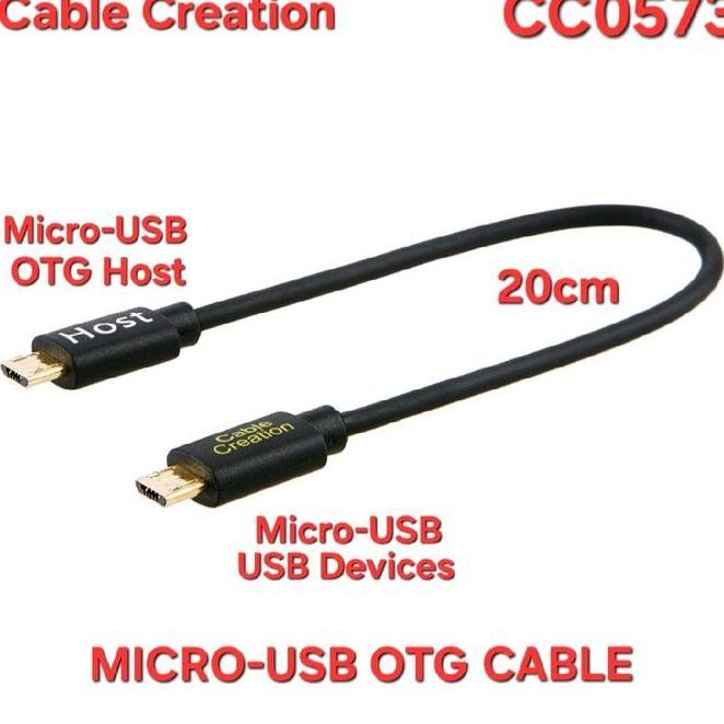 Cable Creation Cc0573 Microusb To Microusb Otg Cable For Dac Drone