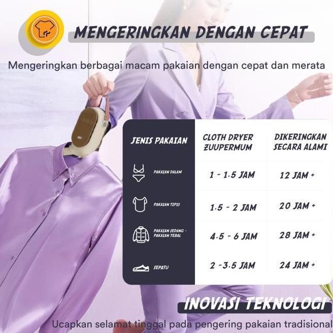 Grosir Zuupermum Uv Cloth Dryer Zp05 / Alat Pengering Pakaian Dan Sepatu