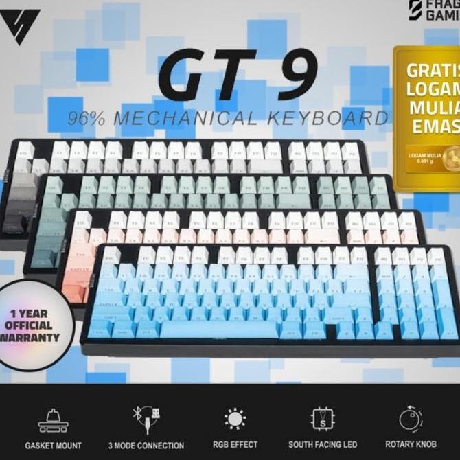 VortexSeries Vortex GT9 GT-9 Wireless Mechanical Keyboard GasketMount