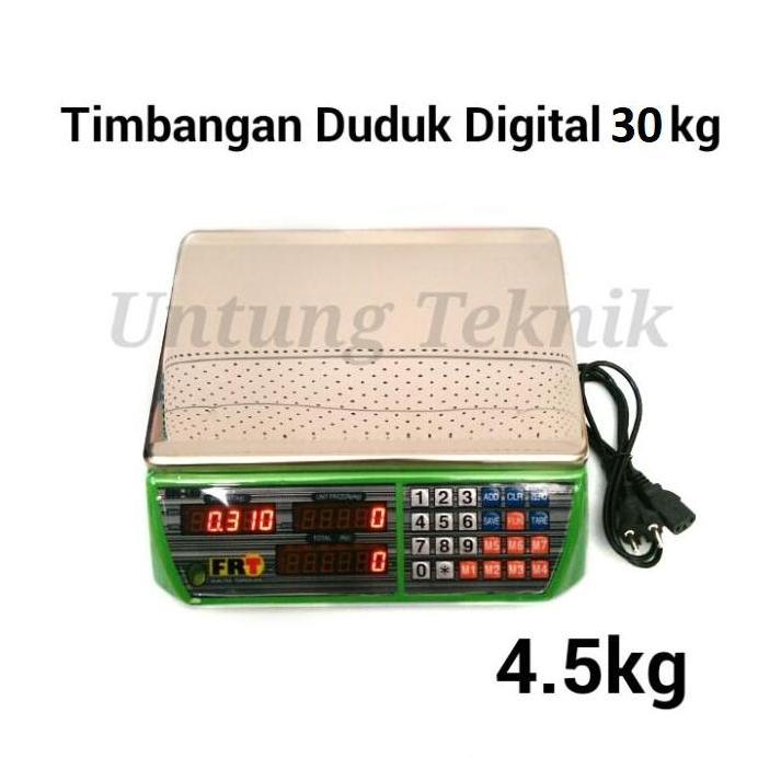 TERBARU - FRT 30 kg Timbangan Duduk Digital - untuk buah & sayur / Laundry