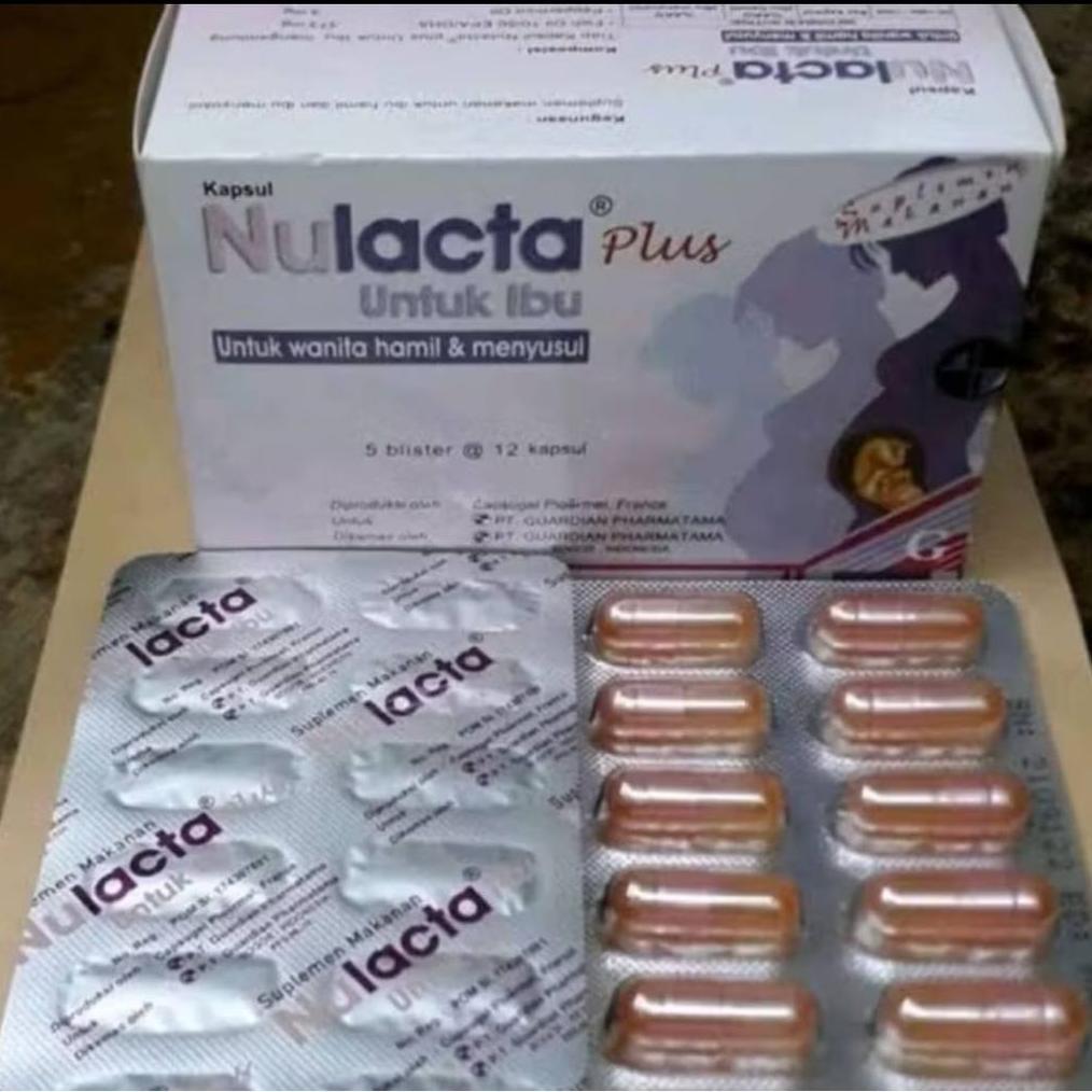 Terlaris Nulacta Plus Strip 12 Kapsul Untuk Ibu Hamil & Menyusui H