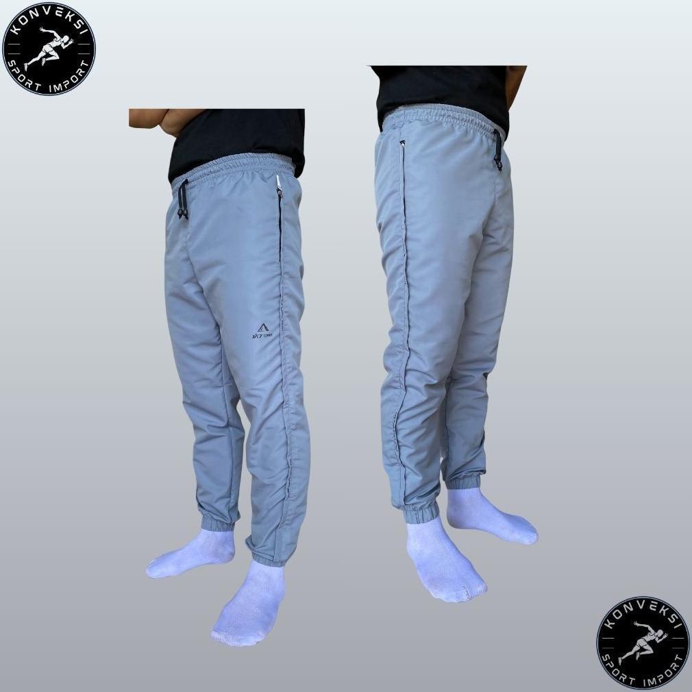 EXCLUSIVE Celana Panjang Olahraga Parasut Import Pria Wanita Training Jogger Original Premium