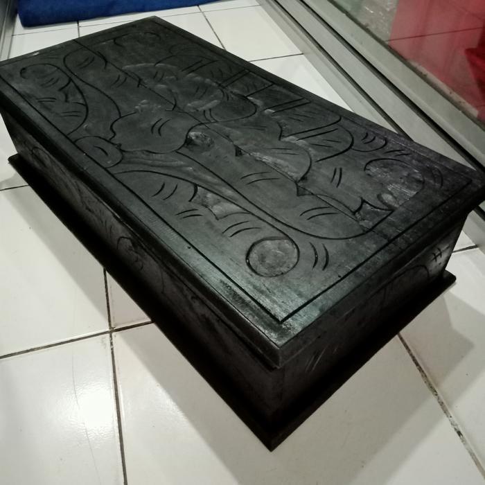 Kotak Box Kayu Ukir Tempat Penyimpanan Keris Pusaka Multifungsi