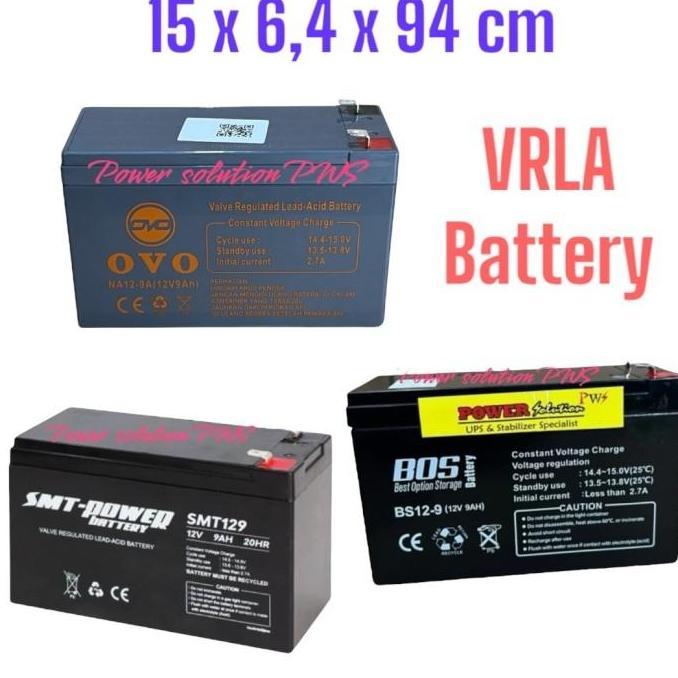 Baterai UPS APC 800 900 950 1100 1200 Battery Compatible For UPS APC 12V 9A Termurah