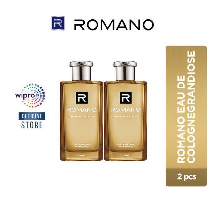 NEW ROMANO EAU DE COLOGNE GRANDIOSE PARFUM PRIA - TWINPACK ORI