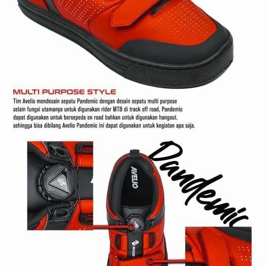 sepatu sepeda avelio pandemic am MTB XC shoes bike non cleat