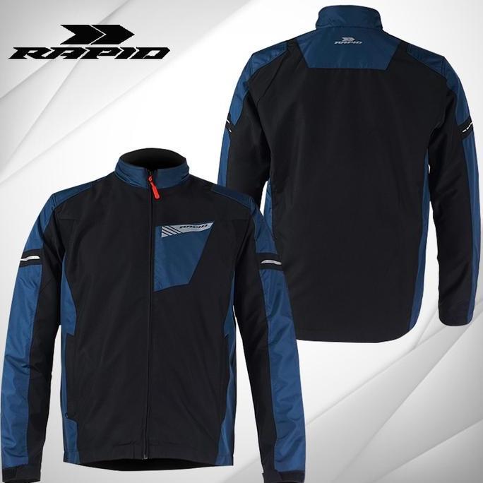 Jaket motor riding RAPID RAPTOR pria parasit premium jacket reflektif