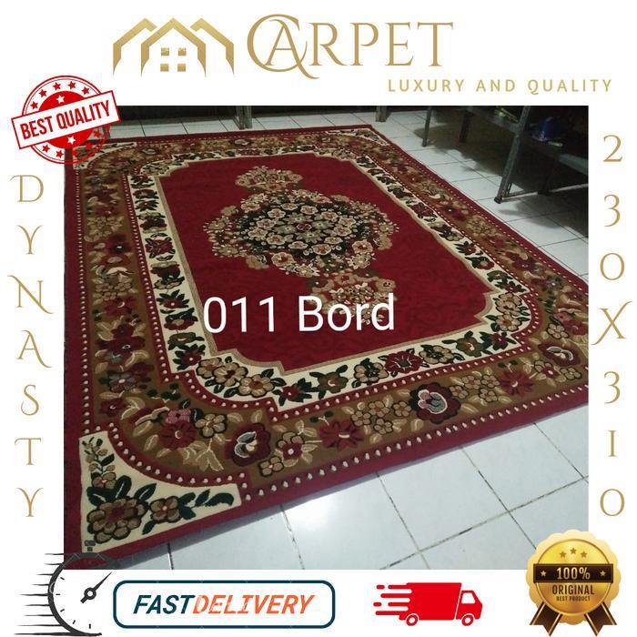 karpet dynasty 230x310 karpet super jumbo merah cream hijau