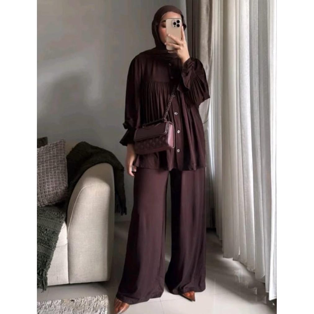 TERBARU Jenna One Set Rayon Twill Polos Adem Premium