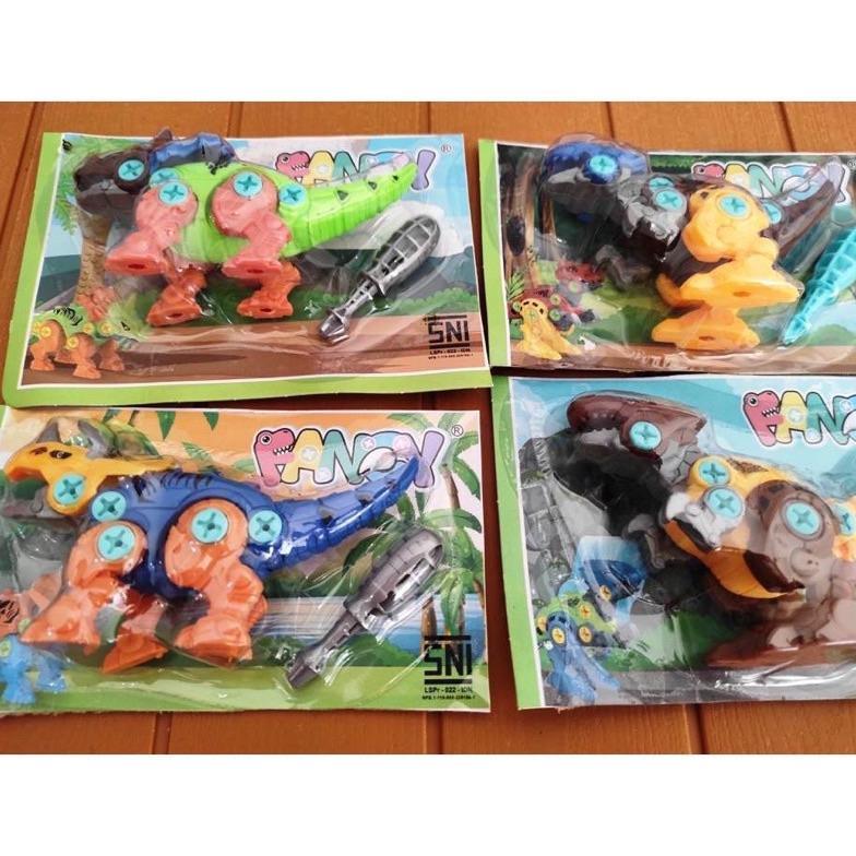 Gratis Ongkir Mainan Diy Dinosaurus Rakit Obeng Besar / Mainan Dinosaurus Fancy / Robot Dinosaurus /