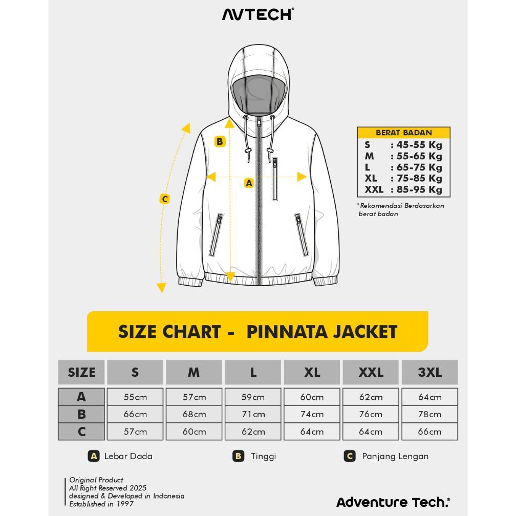ORIGINAL AVTECH - Jaket Pria Wanita Windbreaker Water Repellent Gorpcore Outdoor Hiking Motor Hujan 