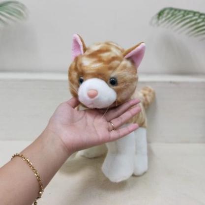 Discount Boneka Kucing Oren 25Cm/11"/Boneka Animal/Boneka Kucing Lucu/Kado Boneka