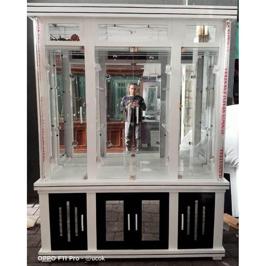 LEMARI PAJANGAN MINIMALIS 4 PINTU