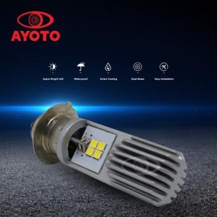 Diskont Lampu Led Motor Original Ayoto M2B H6 Ac/Dc 8Watt+8Watt !