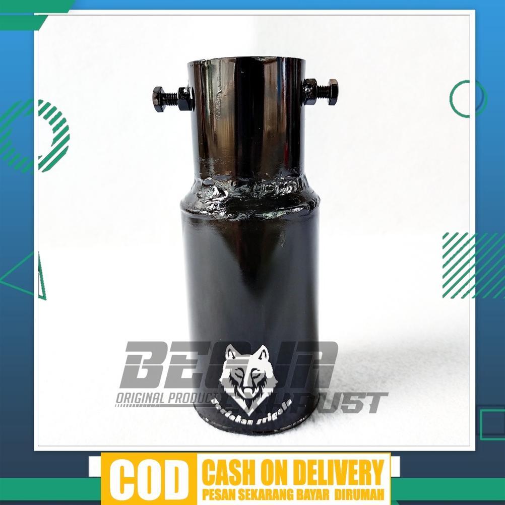 Viral  Knalpot Srigala Sistem Baut Black Bensin/Solar/Truk